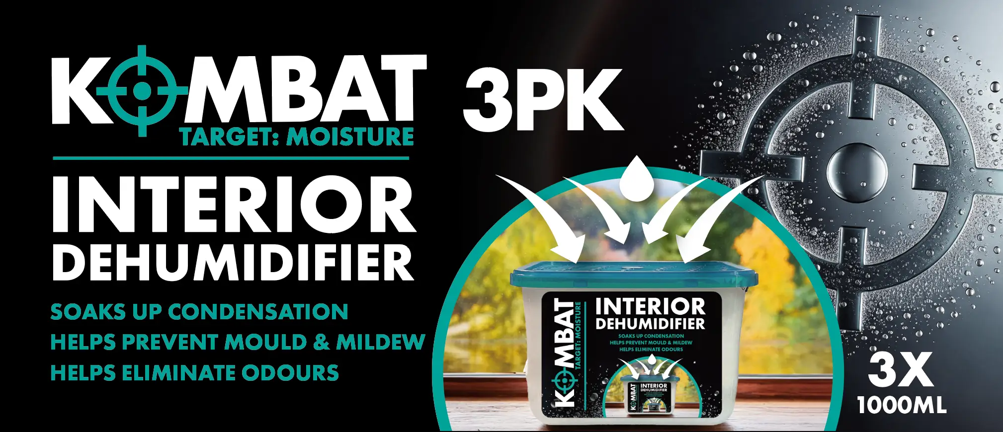 DEHUMDIDIFIER SQUARE 3 1000ML