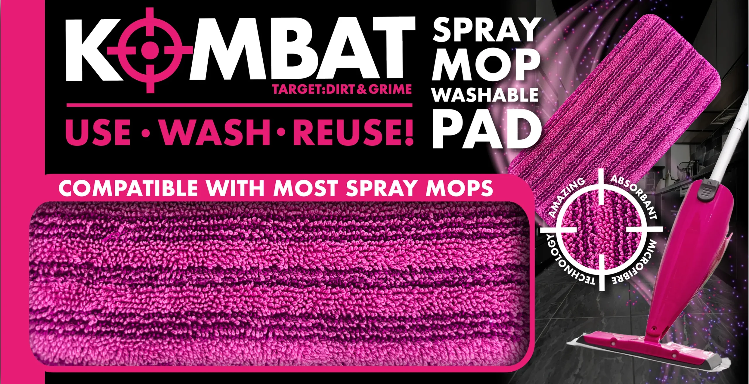 MOP PAD PINK